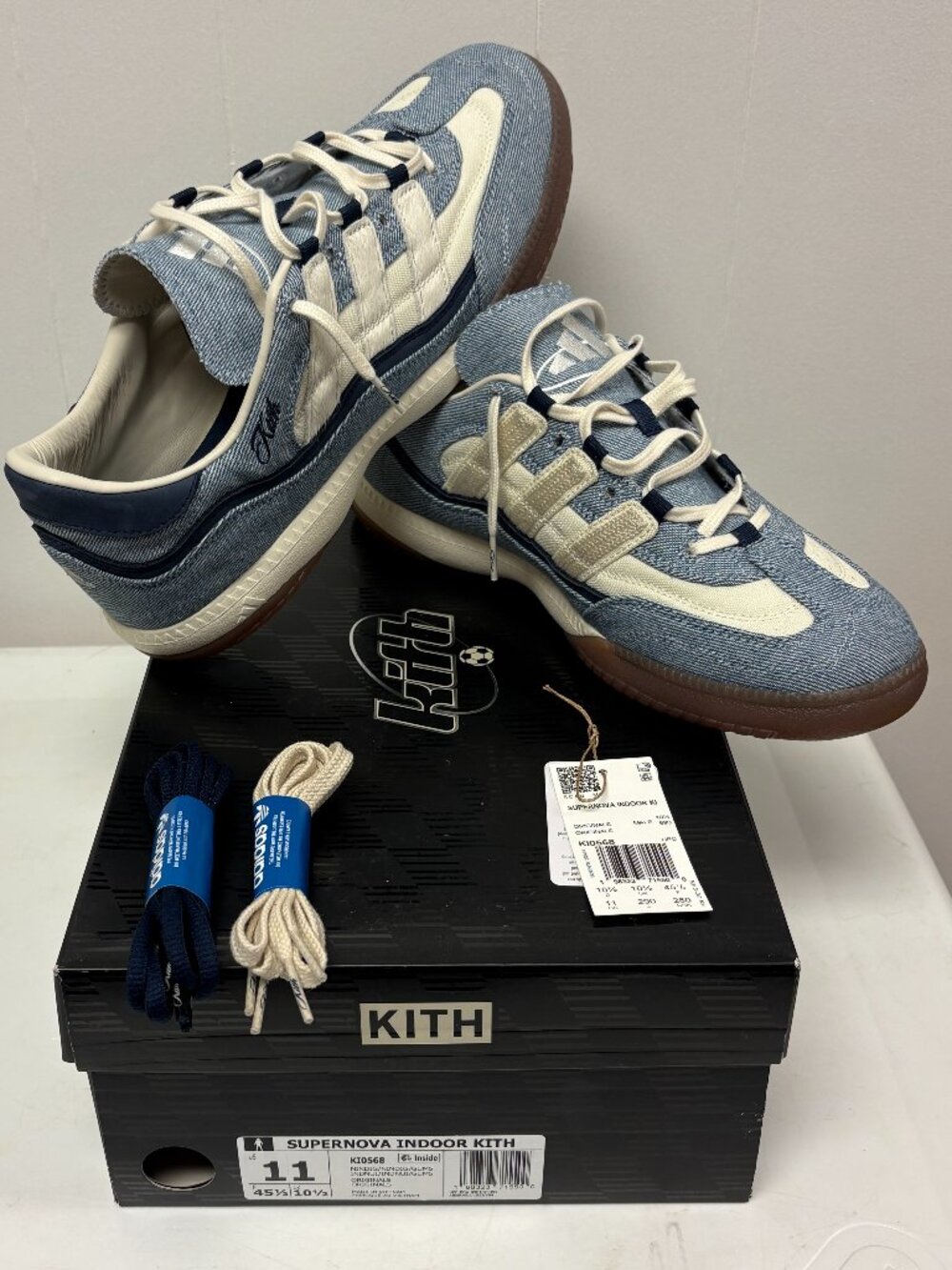 Adidas Kith Supernova Indoor Denim Gum (KI0568), Size 11